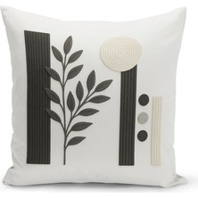 Çift Tarafı Dijital Baskılı Kırlent Kılıfı (Panç /punch Nakış Desen Görünümlü)