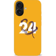 Kobe Bryant Desenli iPhone 16 Kılıfı