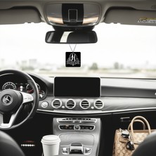 Keyf'ince Shopping H Harfli Pleksi Dikiz Ayna Araba Süsü I Model - 2 I Kişiye Özel I Firmalara Özel I Universal Araba Ayna Süsü