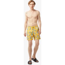 Nautica Erkek Sarı Standart Fit Deniz Şortu T45323T.70E