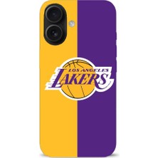 Lakers Desenli iPhone 16 Plus Kılıfı