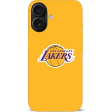 Lakers Desenli iPhone 16 Plus Kılıfı