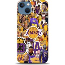 Lakers Desenli iPhone 15 Plus Kılıfı