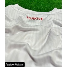 Türkiye Euro 2024 Isimsiz Beyaz Çocuk Forması 4'lü Set (White) ZYN2604