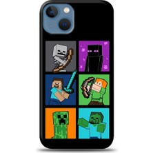 Minecarft Desenli iPhone 13 Mini Kılıfı