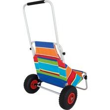 Eurotrail Beach Trailer Stripes - Plaj Ekipmanı Taşıma Arabası ve Sandalye