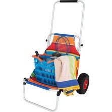 Eurotrail Beach Trailer Stripes - Plaj Ekipmanı Taşıma Arabası ve Sandalye