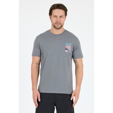 Rodi Erkek %100 Pamuk Bisiklet Yaka Kısa Kollu Baskılı T-Shirt  Rahat ve Şık Günlük Tişört 0005