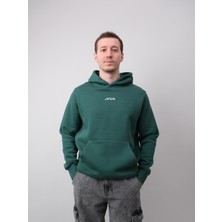 Journey, Yeşil Oversize Kapüşonlu Sweatshirt