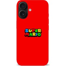 Süper Mario Desenli iPhone 16 Kılıfı