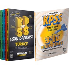 2026 Kpss Hem Yazılı Hem Video Çözümlü Modüler Set Soru Bankası (5 Kitap) + 3lü Deneme Hediye
