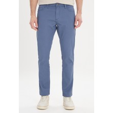 Slim Fit Dar Kesim 5 Cep Armürlü Esnek Pantolon