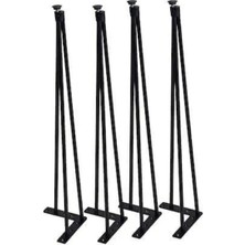 Ed Pet Dizayn 80 cm Metal Masa Ayağı ,  Firkete Ayak 4 Adet