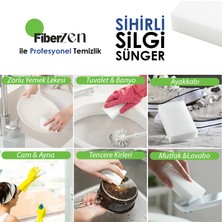 FiberZen Sihirli Temizlik Süngeri | Sihirli Silgi Sünger |