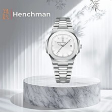 Henchman 41mm Jean Poedagar Luxury Series Yeni Sezon Su Geçirmez Çelik Erkek Kol Saati