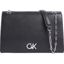 Calvin Klein Ck Re-Lock Medıum Chaın Kadın Siyah Çanta LV04F3104G-UB1
