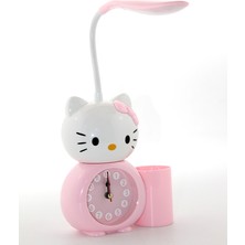 Larimar Hello Kitty Masa Lambası Saat ve Kalemlik
