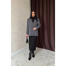 Edolika Füme Blazer Ceket