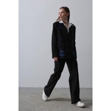 Edolika Kalpli Ceket Takım - Siyah