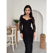 Edolika Folers Çiçek Desenli Elbise