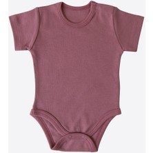 Organik Bunny 3'lü Kısa Kol Body Pembe
