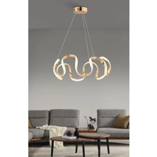 Istanbul Avize Soma Gold Ledli Beyaz Power LED Avize