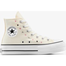 Converse Chuck Taylor All Star Lift Platform Celestial Kadın Krem Sneaker