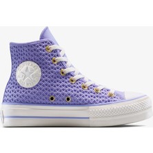 Converse Chuck Taylor All Star Knit Kadın Mor Sneaker