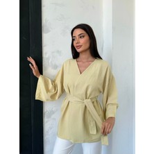 Kadın Kemerli Kimono