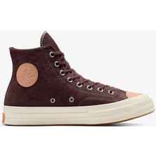 Converse Chuck 70 Taylored Lux Unisex Kahverengi Deri Sneaker
