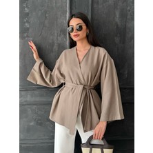 Kadın Kemerli Kimono