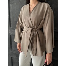 Kadın Kemerli Kimono