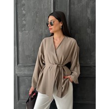 Kadın Kemerli Kimono