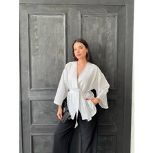 Kadın Kemerli Kimono
