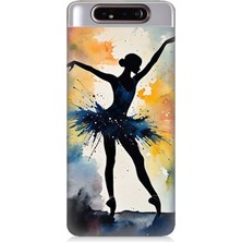 Samsung Galaxy A80 Uyumlu Dansın Büyülü Gölgesi  Desenli Silikon Kılıf