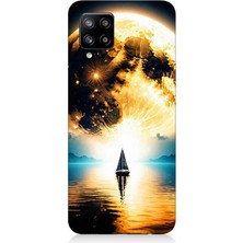 Samsung Galaxy A42 5g Uyumlu Güneşin Ardında Umut  Desenli Silikon Kılıf