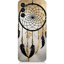 Samsung Galaxy M13 Uyumlu Tüylü Düşlerin Tuzağı  Desenli Silikon Kılıf