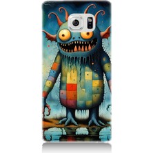 Samsung Galaxy Note 5 Uyumlu Tuhaf Canavar Gülümsemesi  Desenli Silikon Kılıf