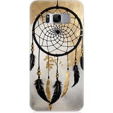 Samsung Galaxy S8 Uyumlu Tüylü Düşlerin Tuzağı  Desenli Silikon Kılıf