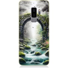 Samsung Galaxy S9 Plus Uyumlu Sisli Taş Köprü Geçidi  Desenli Silikon Kılıf