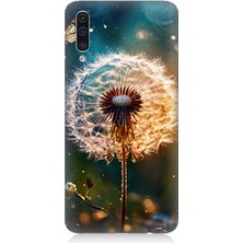 Samsung Galaxy A50 Uyumlu Karanlıkta Uçan Karahindiba  Desenli Silikon Kılıf