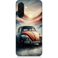 Samsung Galaxy A36 Uyumlu Dağlar Arasında Vosvos  Desenli Silikon Kılıf