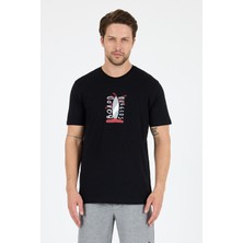 Erkek %100 Pamuk Bisiklet Yaka Kısa Kollu Baskılı T-Shirt  Rahat ve Şık Günlük Erkek Tişört 0007