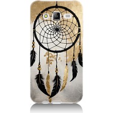 Samsung Galaxy J7 Uyumlu Tüylü Düşlerin Tuzağı  Desenli Silikon Kılıf