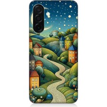 Samsung Galaxy A56 Uyumlu Yıldızlı Tepede Masal  Desenli Silikon Kılıf