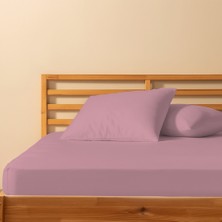 %100 Pamuklu   Çift Kişilik Lastikli Çarşaf 180X200+25 | 50X70 Yastık Kılıfı ( 2 Adet )