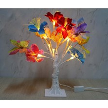 Dekoratif Ledli Çiçek 35 cm Model 5
