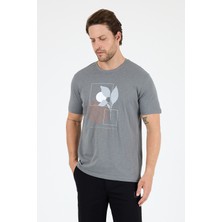 Rodi Erkek Sıfır Yaka Baskılı T-Shirt – %100 Pamuk – Rahat ve Tarz Kısa Kollu Erkek Tişört 0009