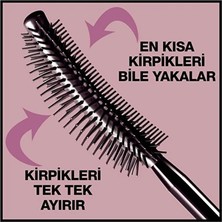  Maybelline New York Lash Sensational Yelpaze Etkili Intense Black Maskara - Ekstra Siyah