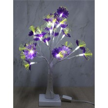 Dekoratif Ledli Çiçek 45 cm